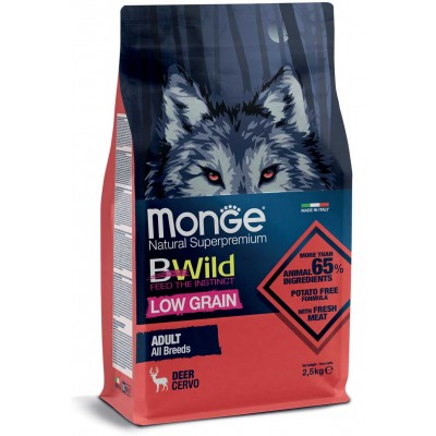 Monge BWild adult sausas...