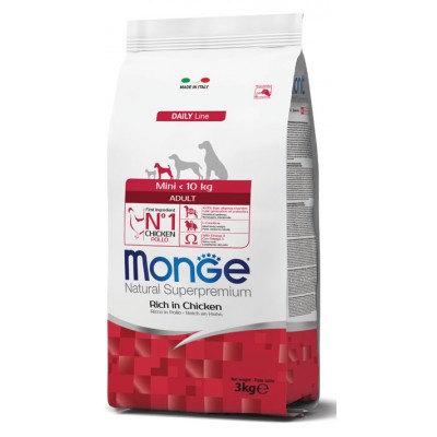 Monge mini adult sausas...