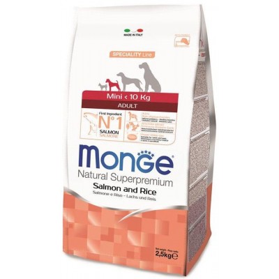 Monge mini adult sausas...